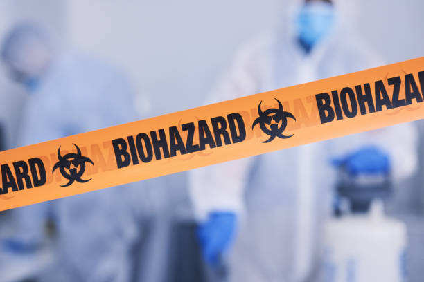 Professional Biohazard Cleanup technician working in Berea, SC
